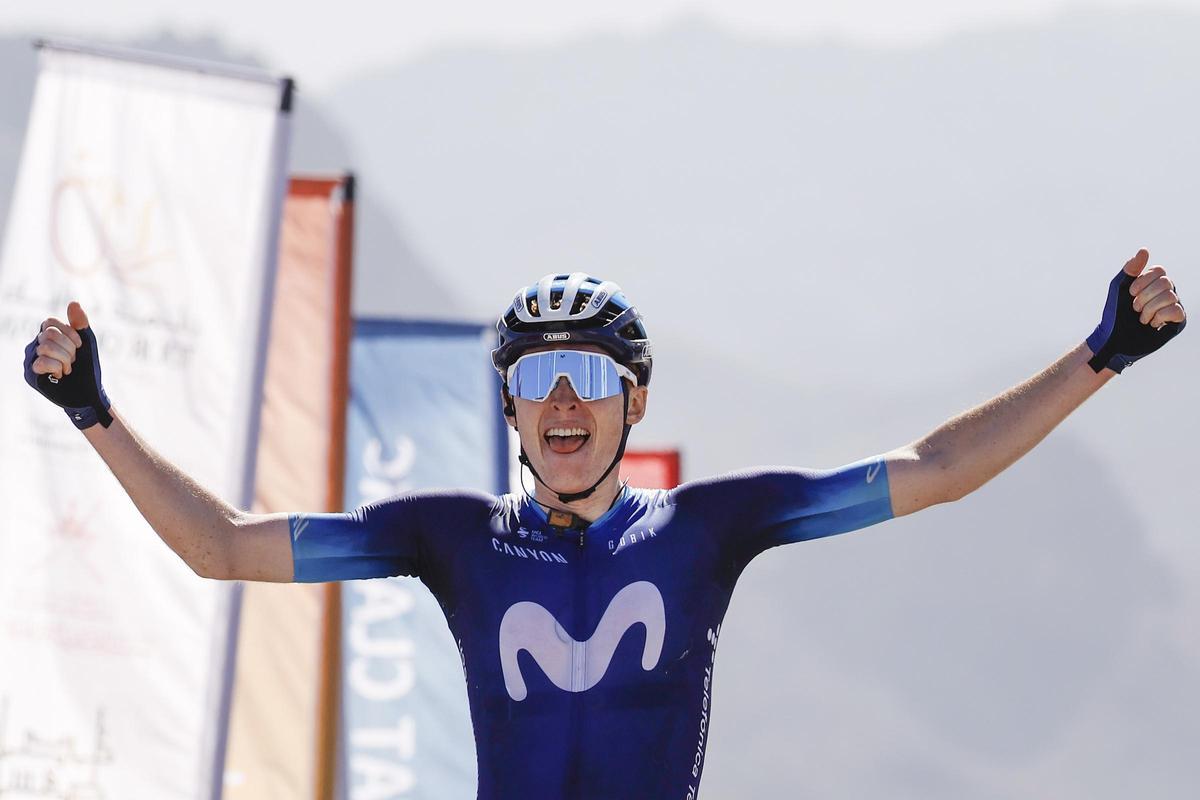 Jorgenson, celebrando el triunfo