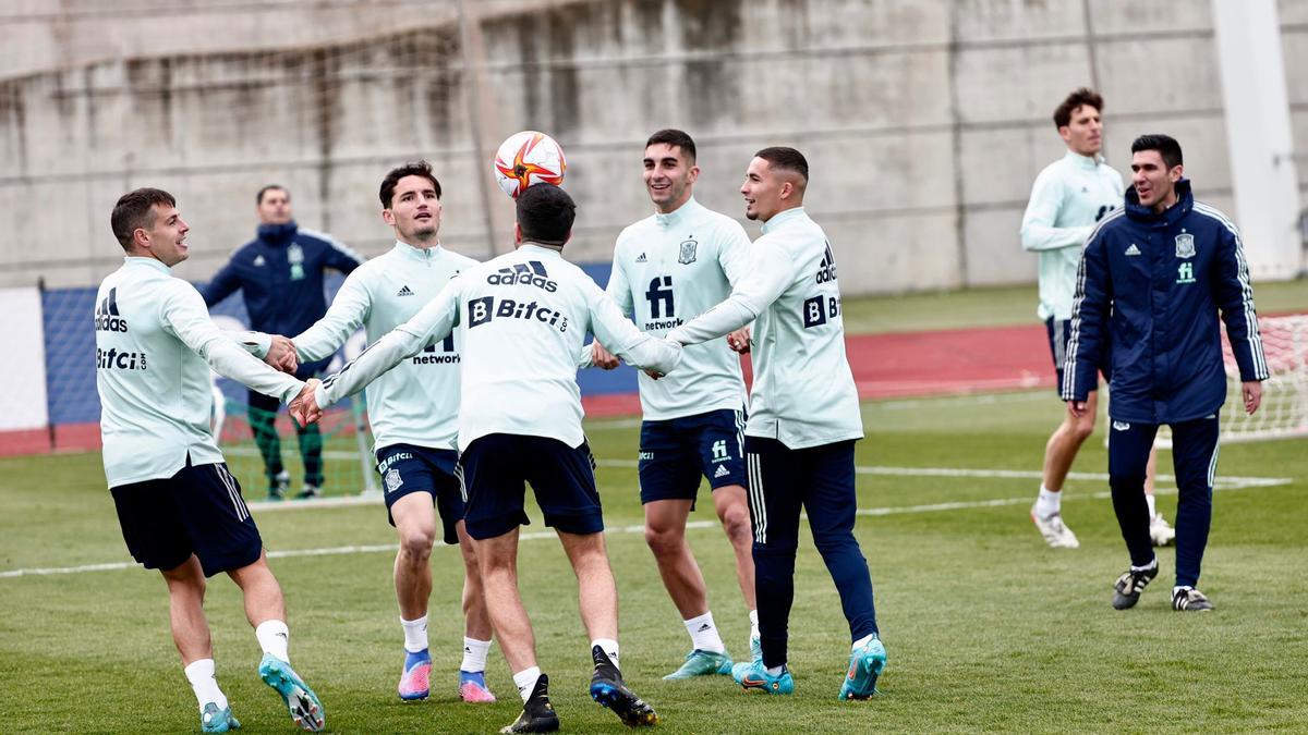 La selección sigue ejercitándose en Las Rozas