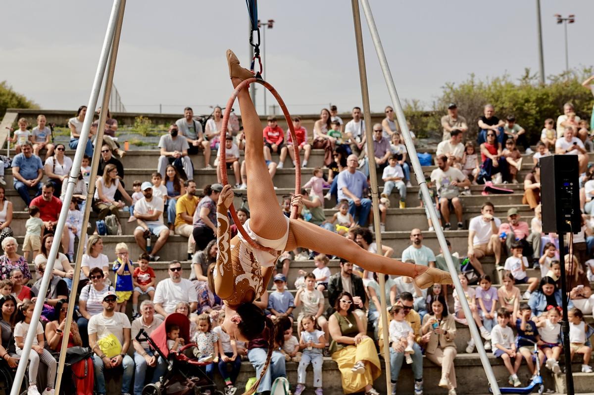 Día Mundial del Circo en el parque Juan Pablo II