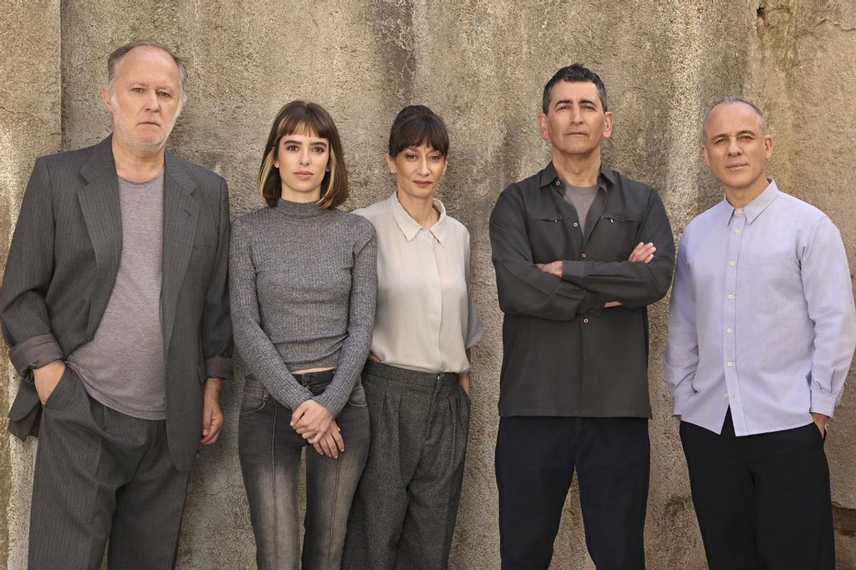 El equipo de Los Yugoslavos. De izda. a dcha.: Luis Bermejo, Alba Planas, Natalia Hernández, Juan Mayorga y Javier Gutiérrez.