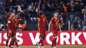 Roma - Brighton | El gol de Lukaku