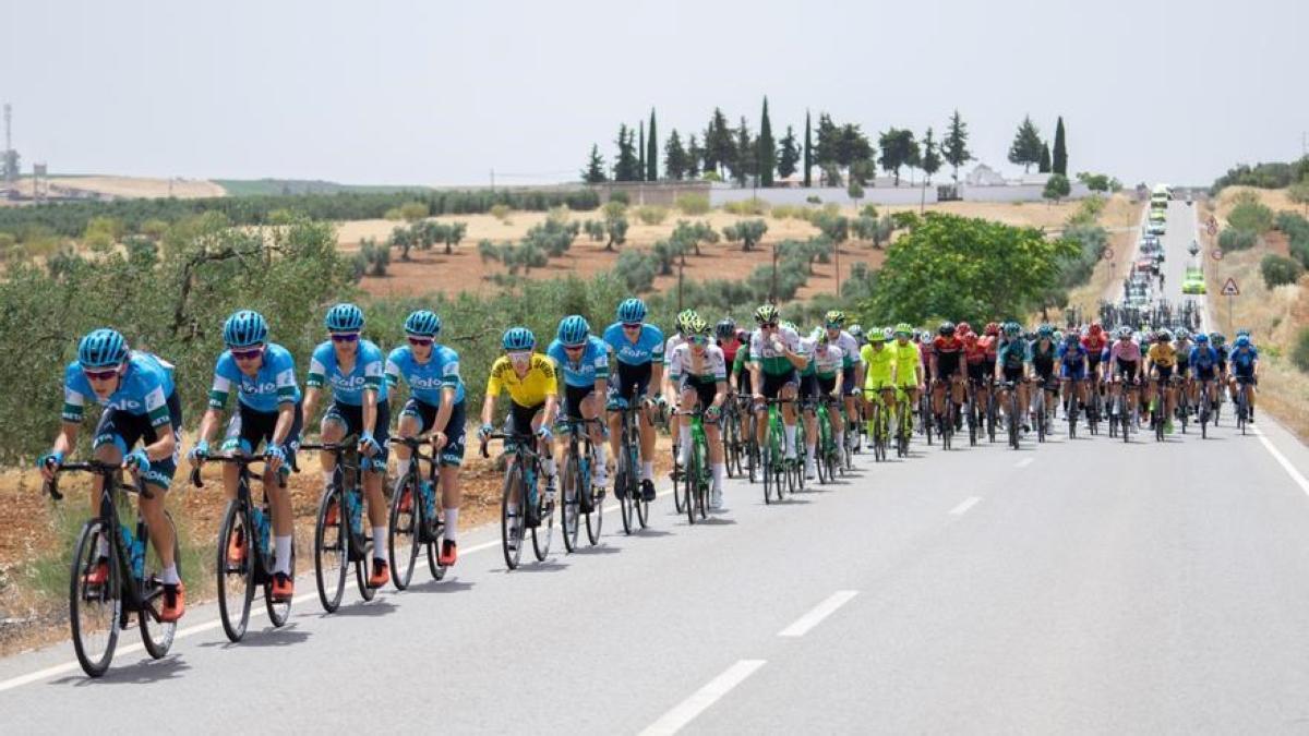 Imagen de archivo de la Vuelta Ciclista a Extremadura 2023.