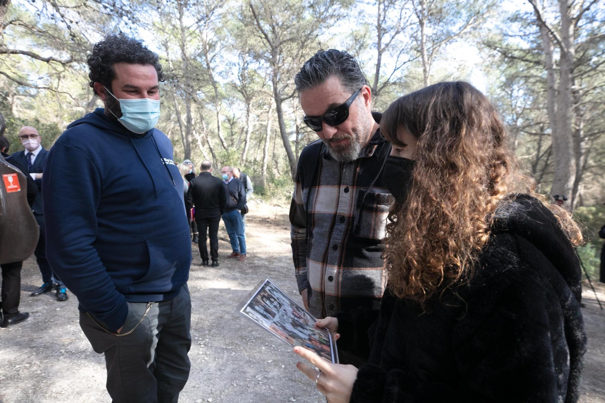 Homenaje a las víctimas del accidente aéreo de ses Roques Altes