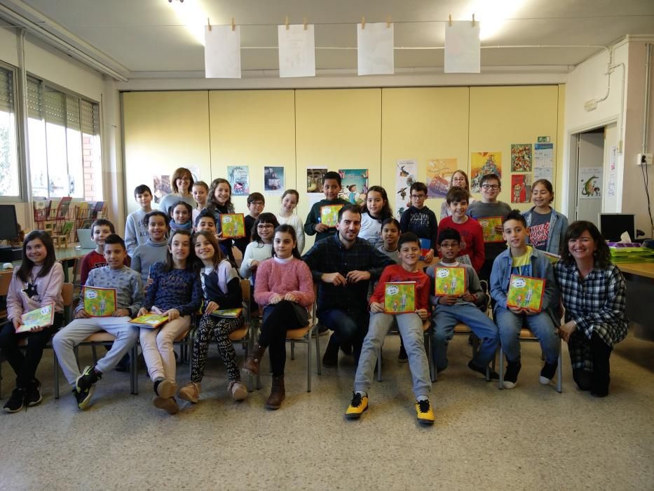 Alumnes de l'escola Puigberenguer creen un conte sobre els refugiats