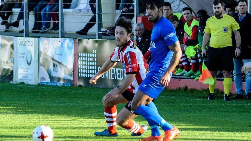 Suso Martínez debutó con la camiseta del Céltiga disfrutando de una victoria muy importante con sus nuevos compañeros. // Iñaki Abella