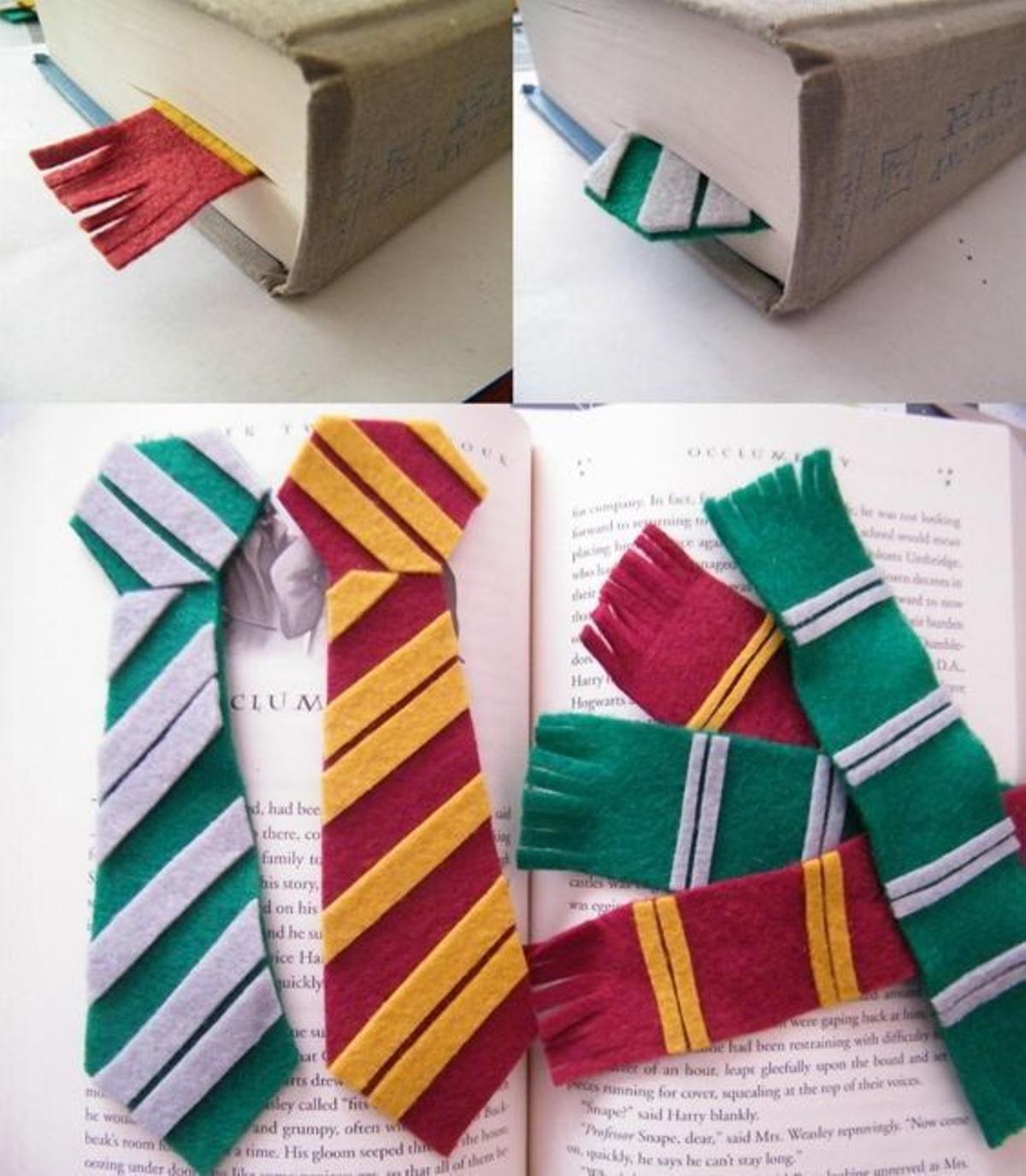 Marcadores de libros de felpa de Harry Potter