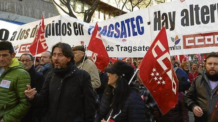 Los trabajadores de Tragsatec piden a la Junta que frene los despidos