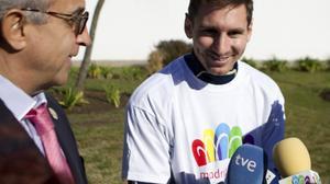 El jugador argentí recolza a Buenos Aires la candidatura olímpica de Madrid 2020.
