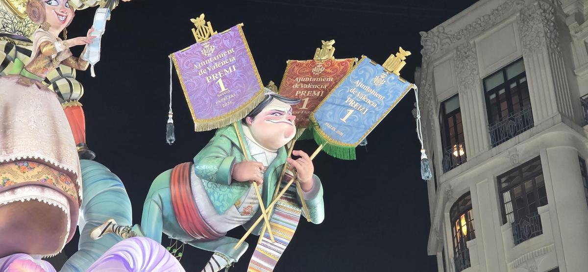 La plantà sigue su ritmo. Falla Almirante Cadarso