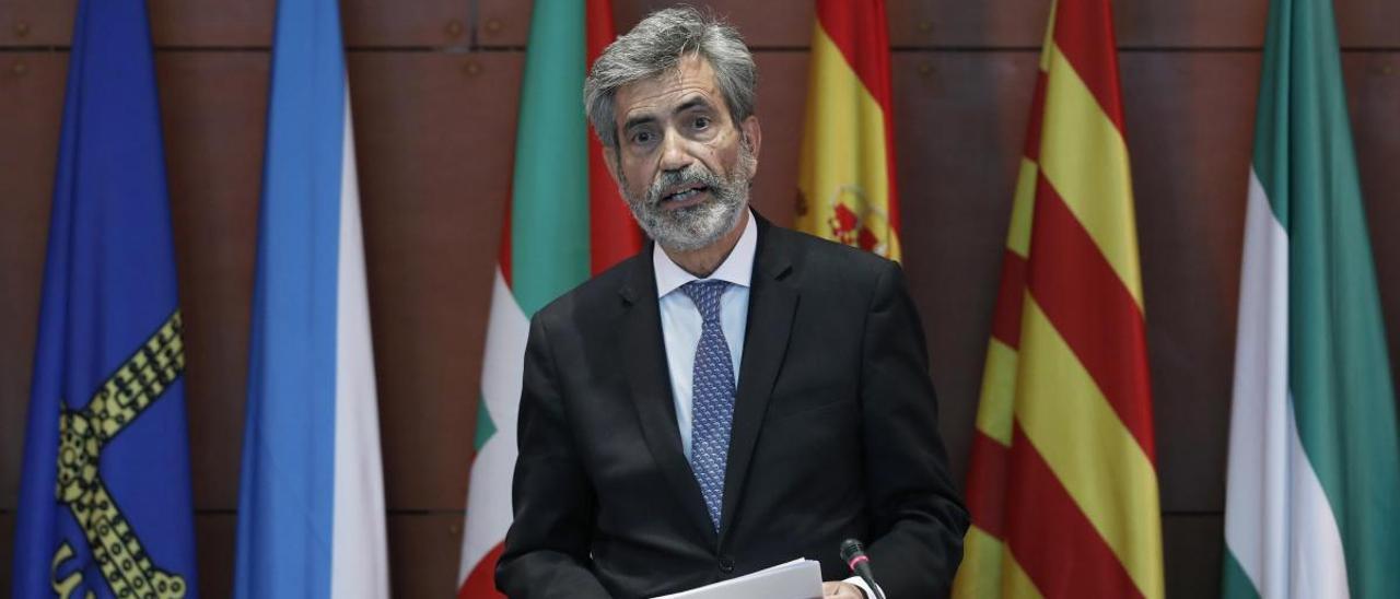 El presidente del Consejo General del Poder Judicial, Carlos Lesmes