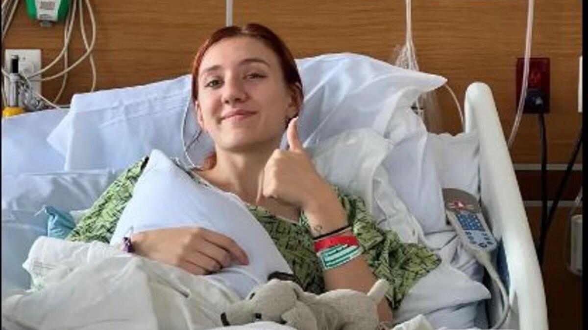 La joven adicta al vapeo, ingresada en el hospital.