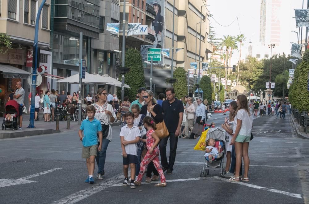 Prueba piloto de cortar al tráfico Maisonnave