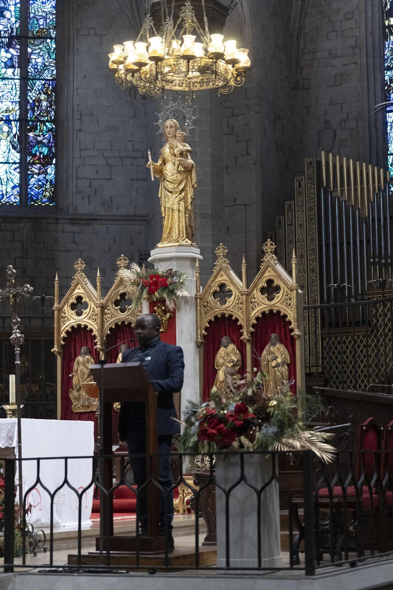 Homenatge a Pere Roca i Fius, "decorador", per la seva dedicació a la basílica de la Seu