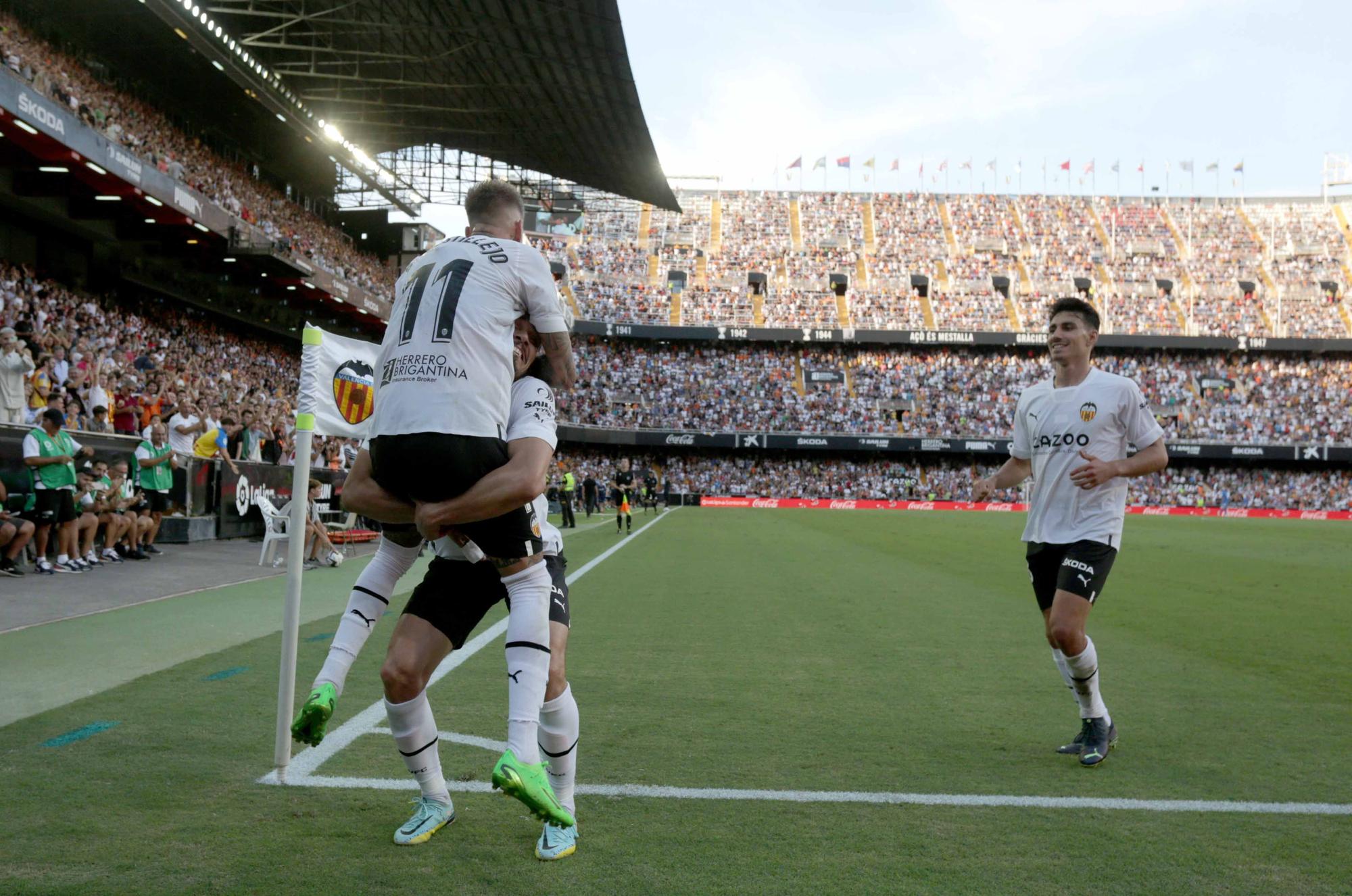 El Valencia - Celta en imágenes