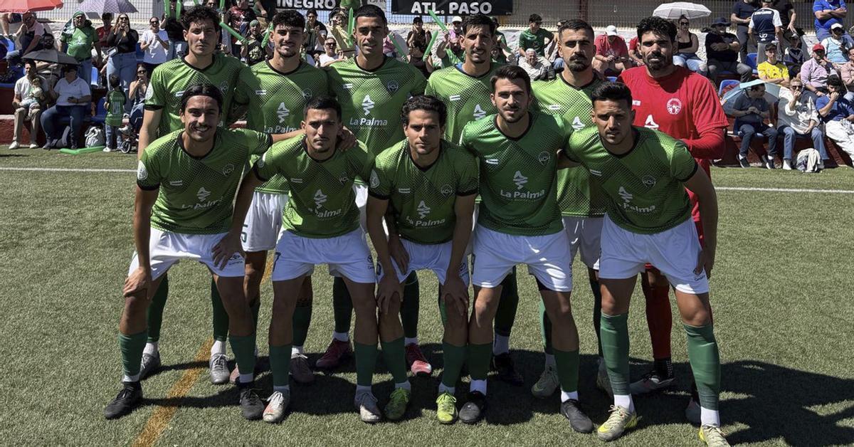 Alineación del Atlético Paso en el partido de ayer.