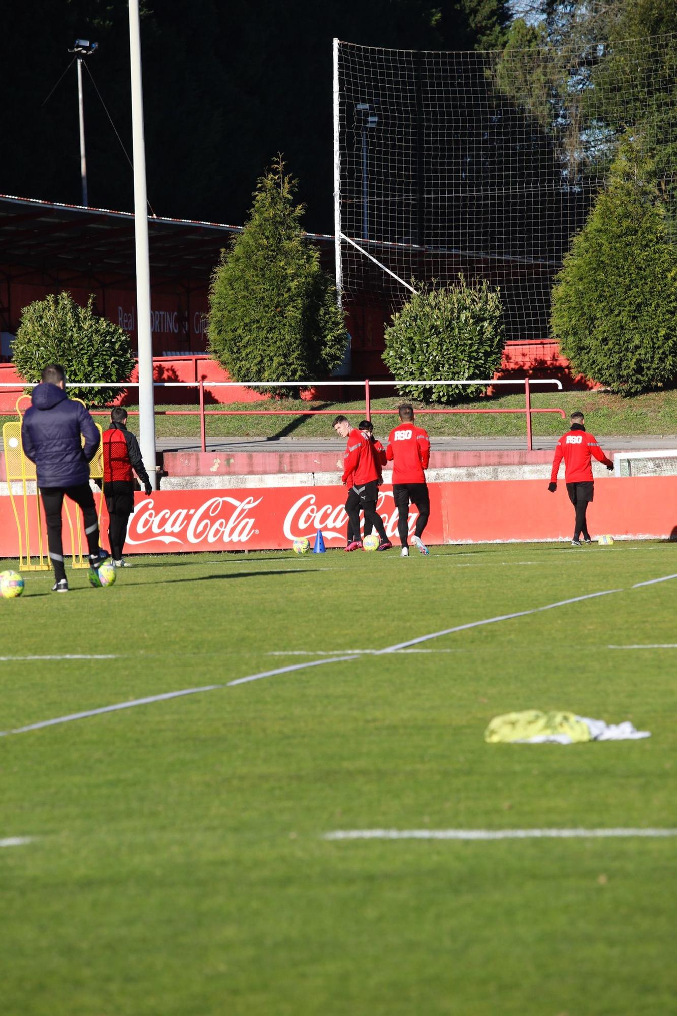 EN IMÁGENES: Así fue el entrenamiento del Sporting