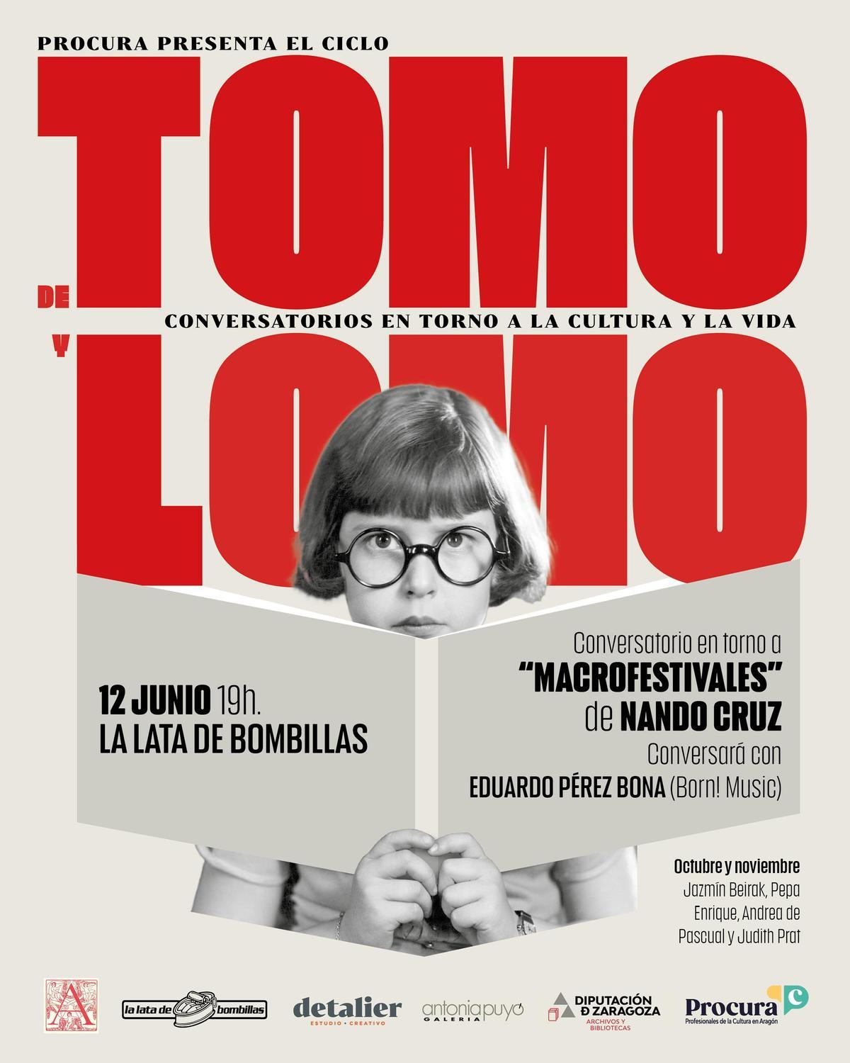 El cartel del ciclo De tomo y lomo de Procura.