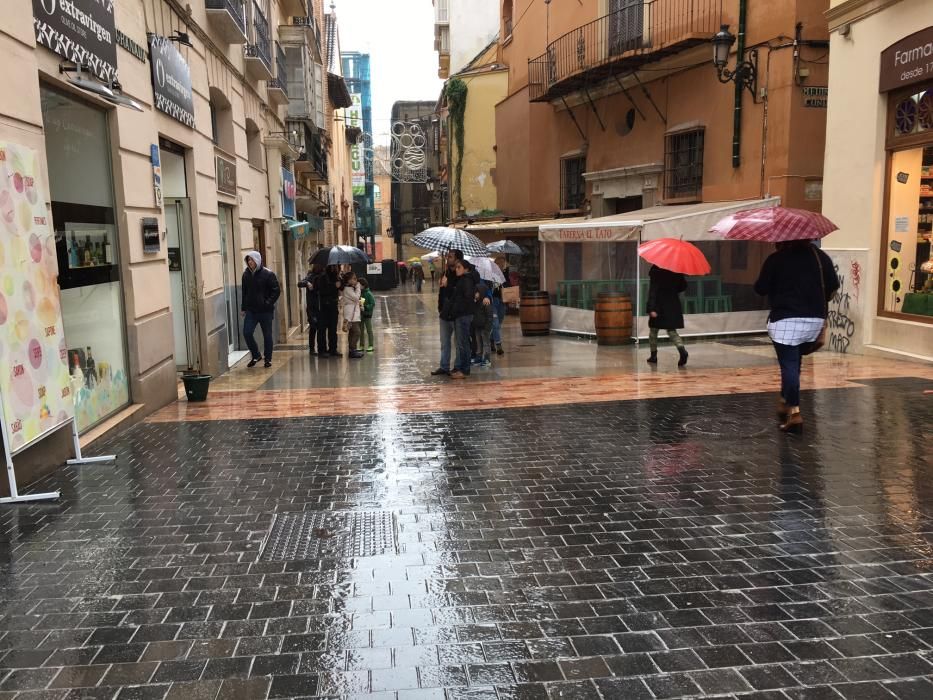 Temporal en Málaga