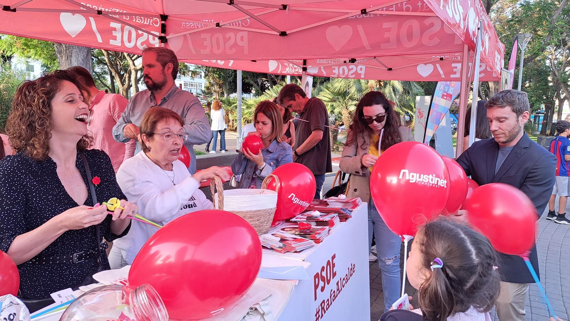 Todas las fotos de los actos de fin de campaña en Formentera