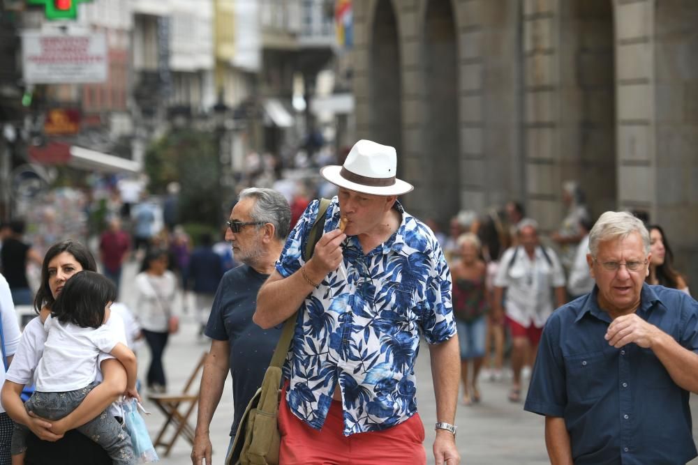 9.000 cruceristas desembarcan en A Coruña