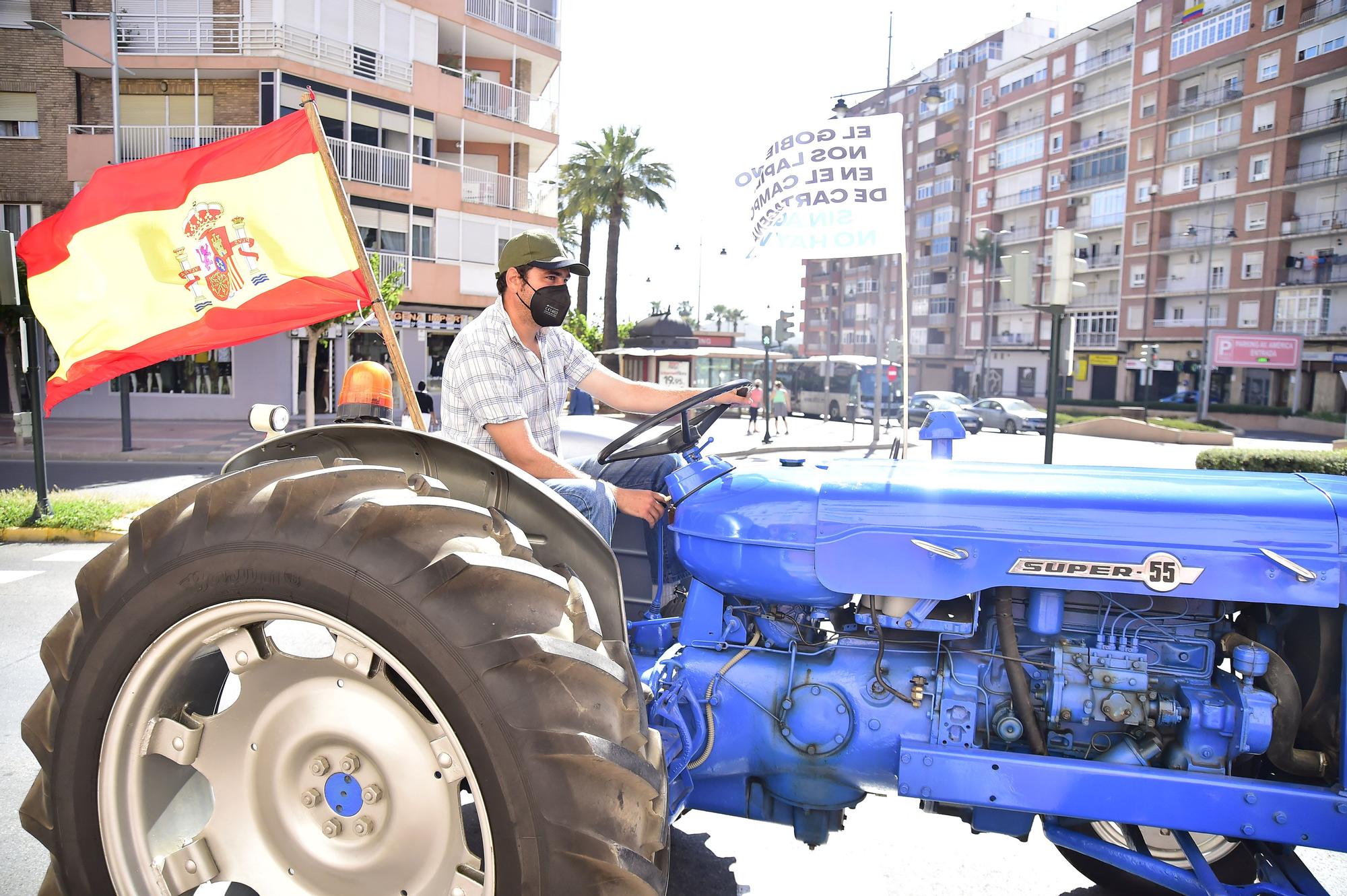 Protesta en defensa del Trasvase en Cartagena