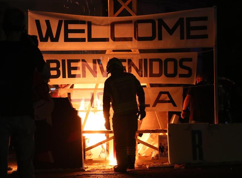 Cremà de la falla de Berlanga