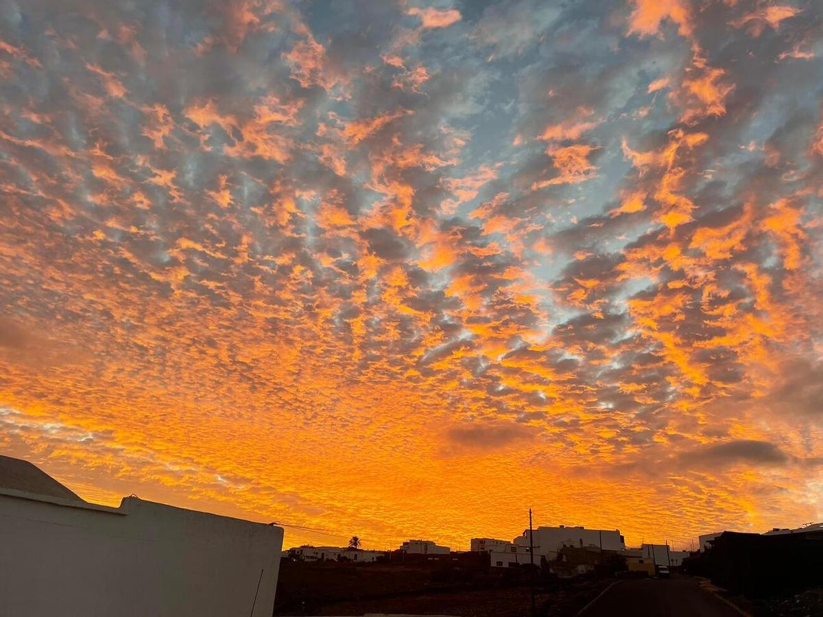 Atardecer en Tías.