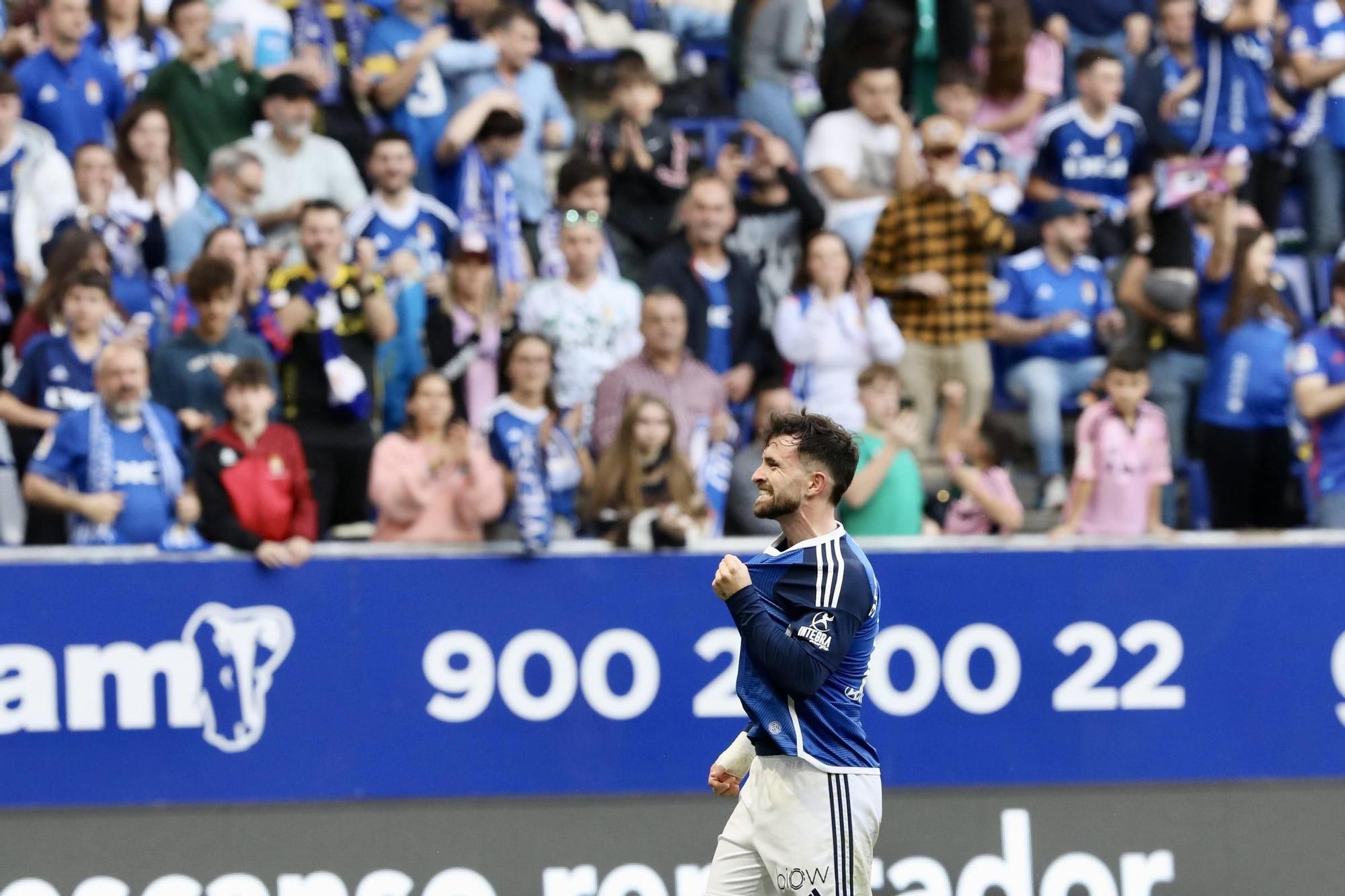 Así fue el partido del Real Oviedo y el Burgos