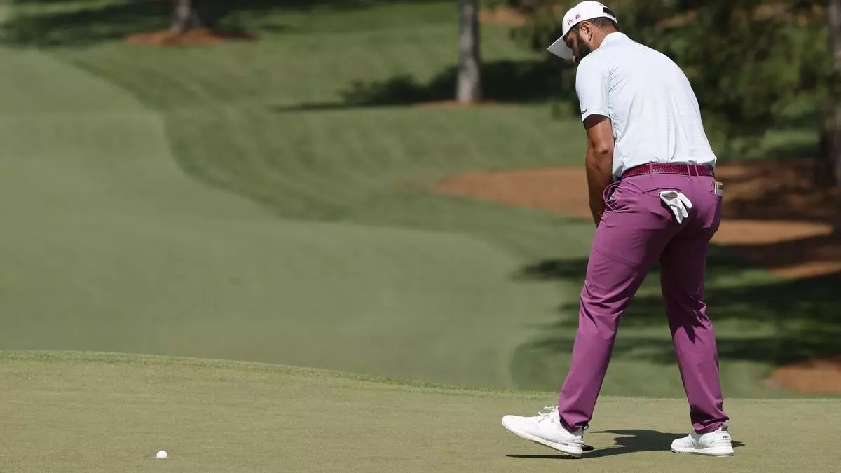 Jon Rahm lanz su ataque en el Masters aunque se queda corto