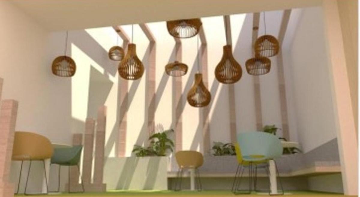 Imagen simulada de cómo quedará el interior.