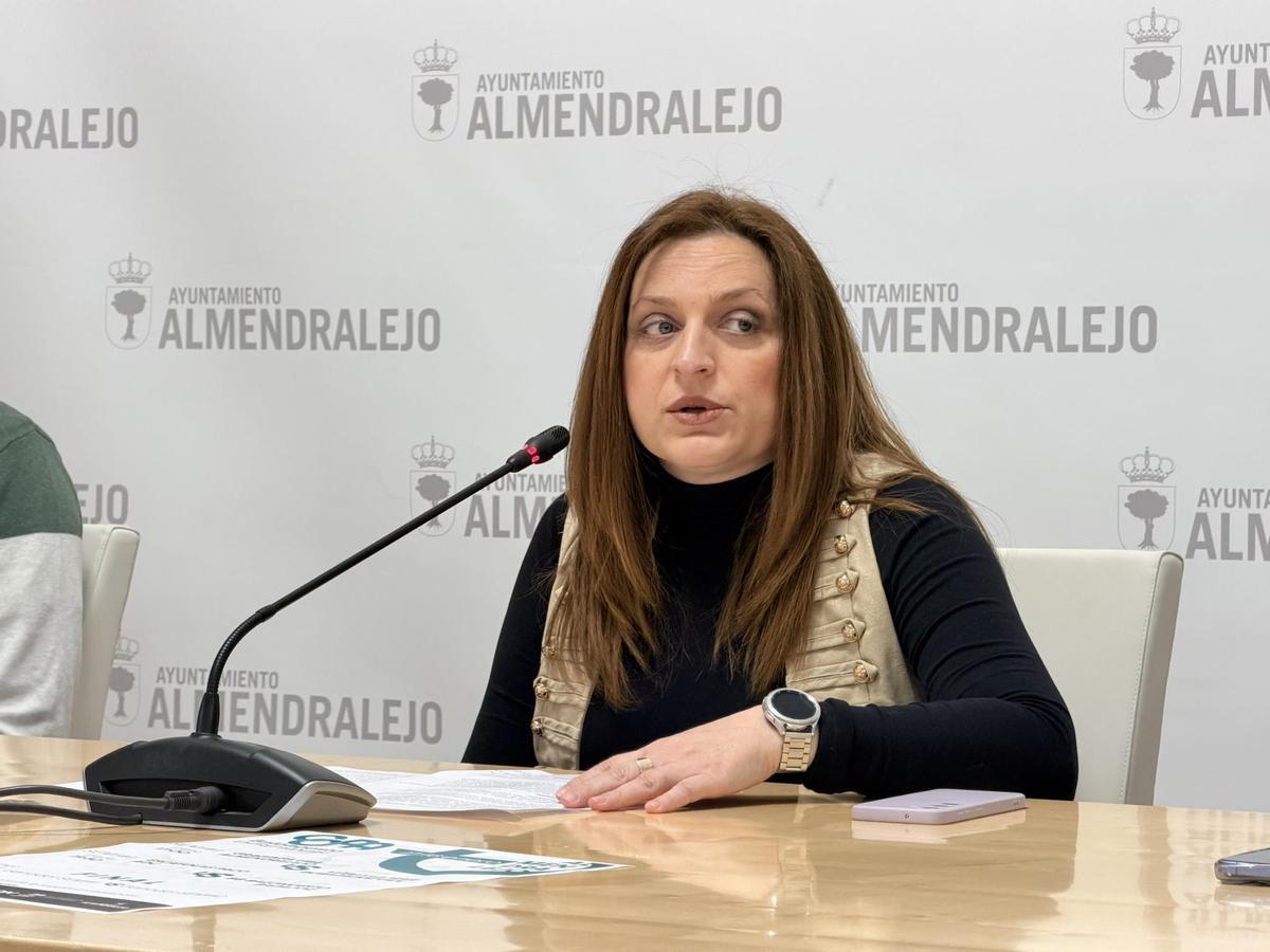 Carolina Preciado, concejala de Deportes del ayuntamiento de Almendralejo.