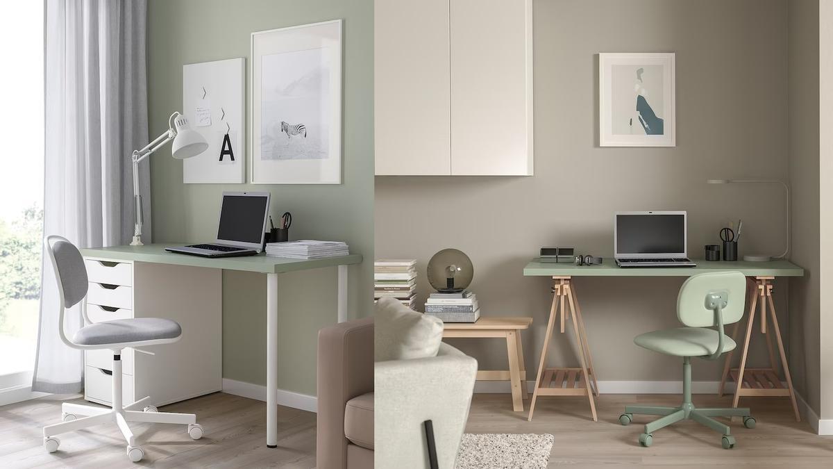 ESCRITORIOS IKEA | Dos posibles combinaciones con el nuevo escritorio de Ikea
