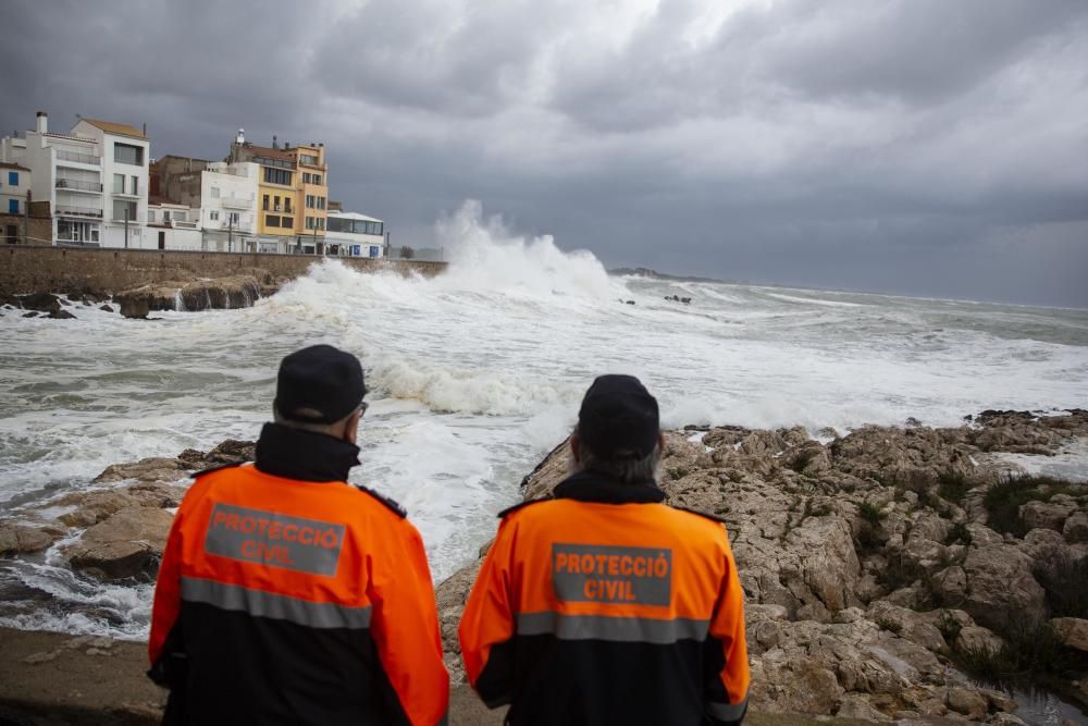 Temporal marítim a l'Escala