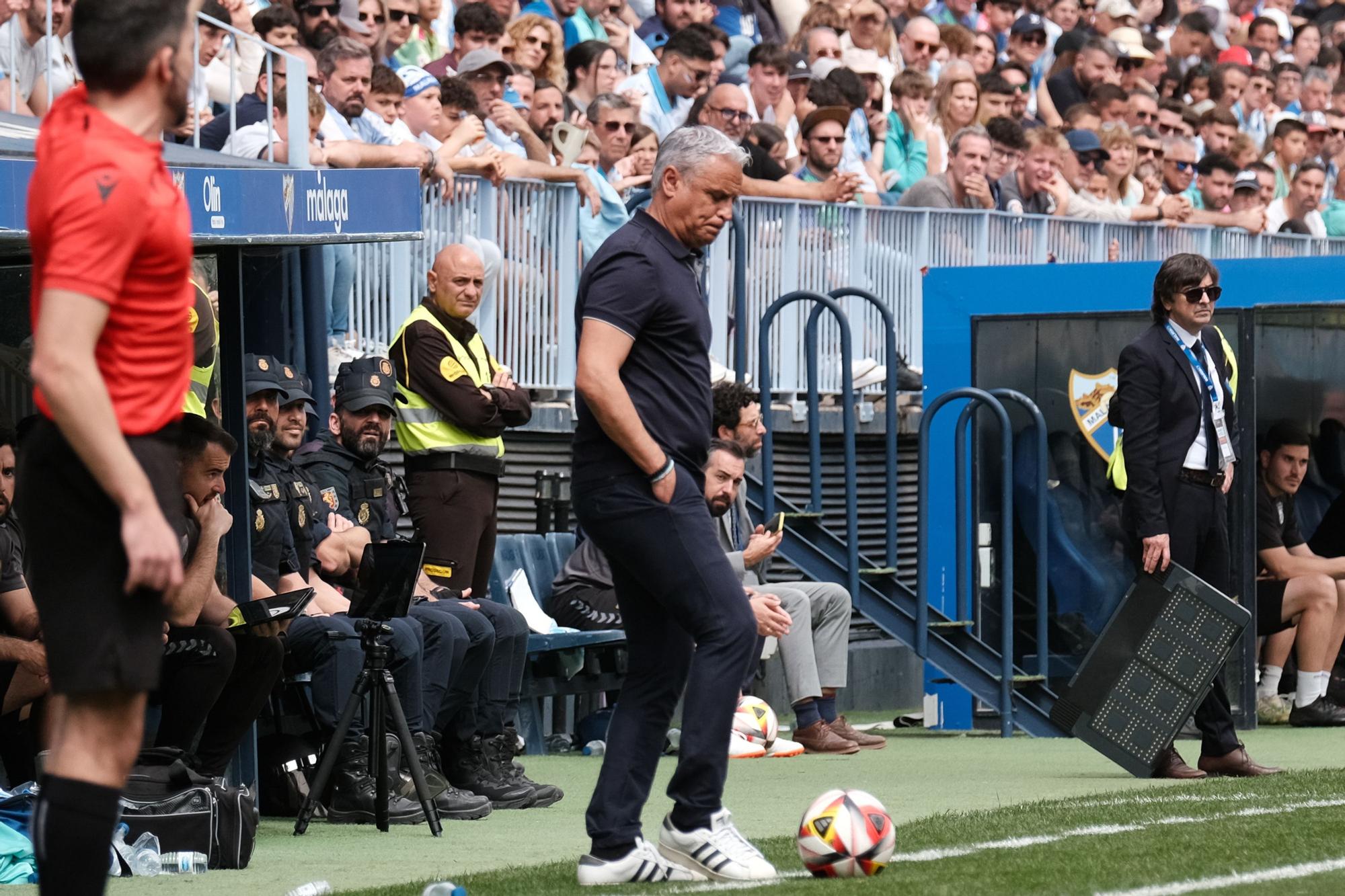 Málaga CF - AD Ceuta en La Rosaleda.