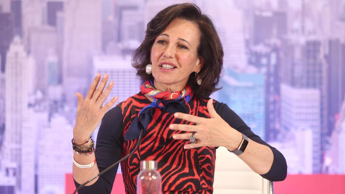 La presidenta del Banco Santander, Ana Botín.