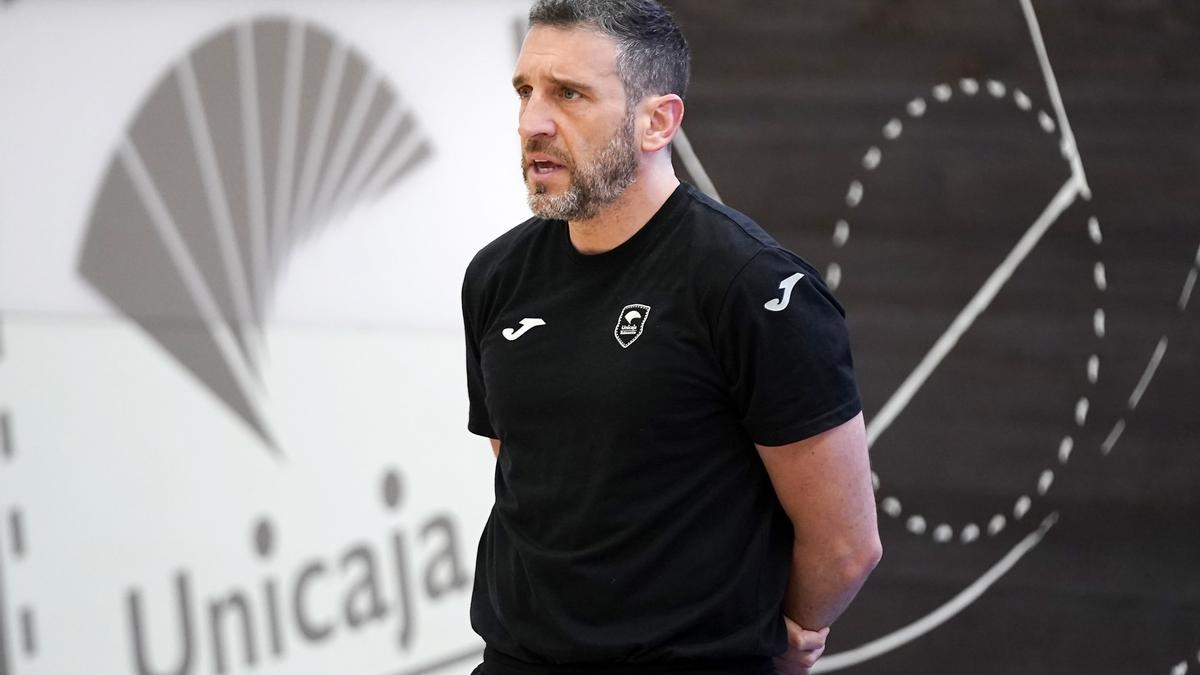 Ibon Navarro, entrenador del Unicaja.