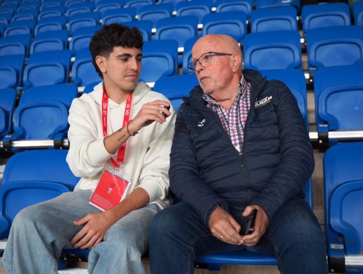 Fran, en una previa blanquiazul en Youtube.