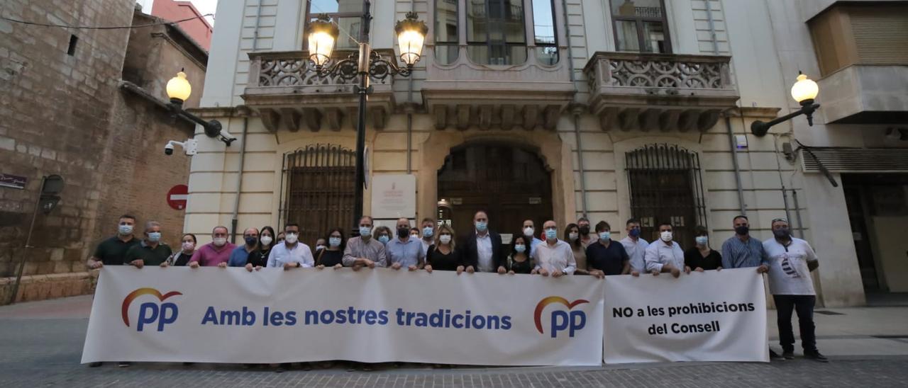 Manifestación del Partido Popular en Castelló