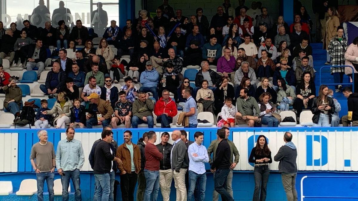 Un momento de los actos de este domingo en el estadio moscón.