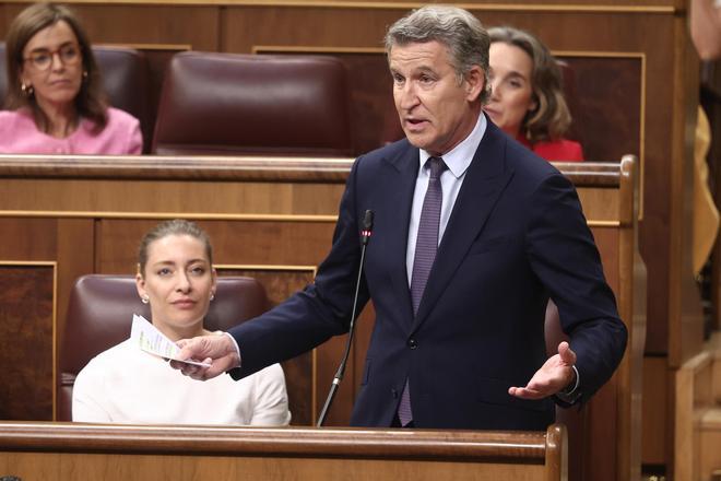 Feijóo acusa a Sánchez de "ingeniería electoral" al "fabricar" votantes con la nacionalización de millones de personas ante un PSOE "muerto"