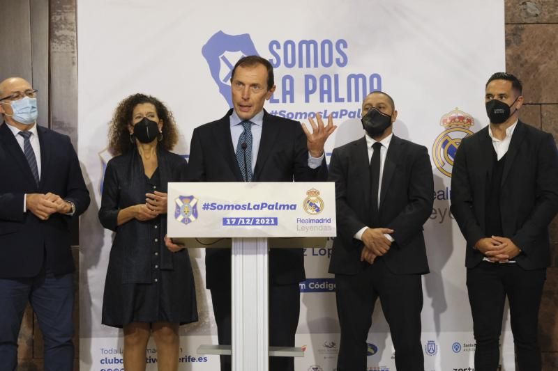 Presentación del partido solidario de Leyendas CD Tenerife-Real Madrid