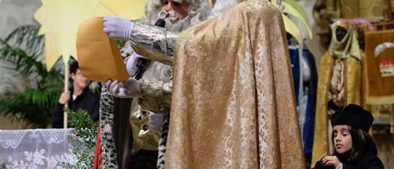 Llucmajor: los tres reyes magos montaron a lomos de sus caballos.