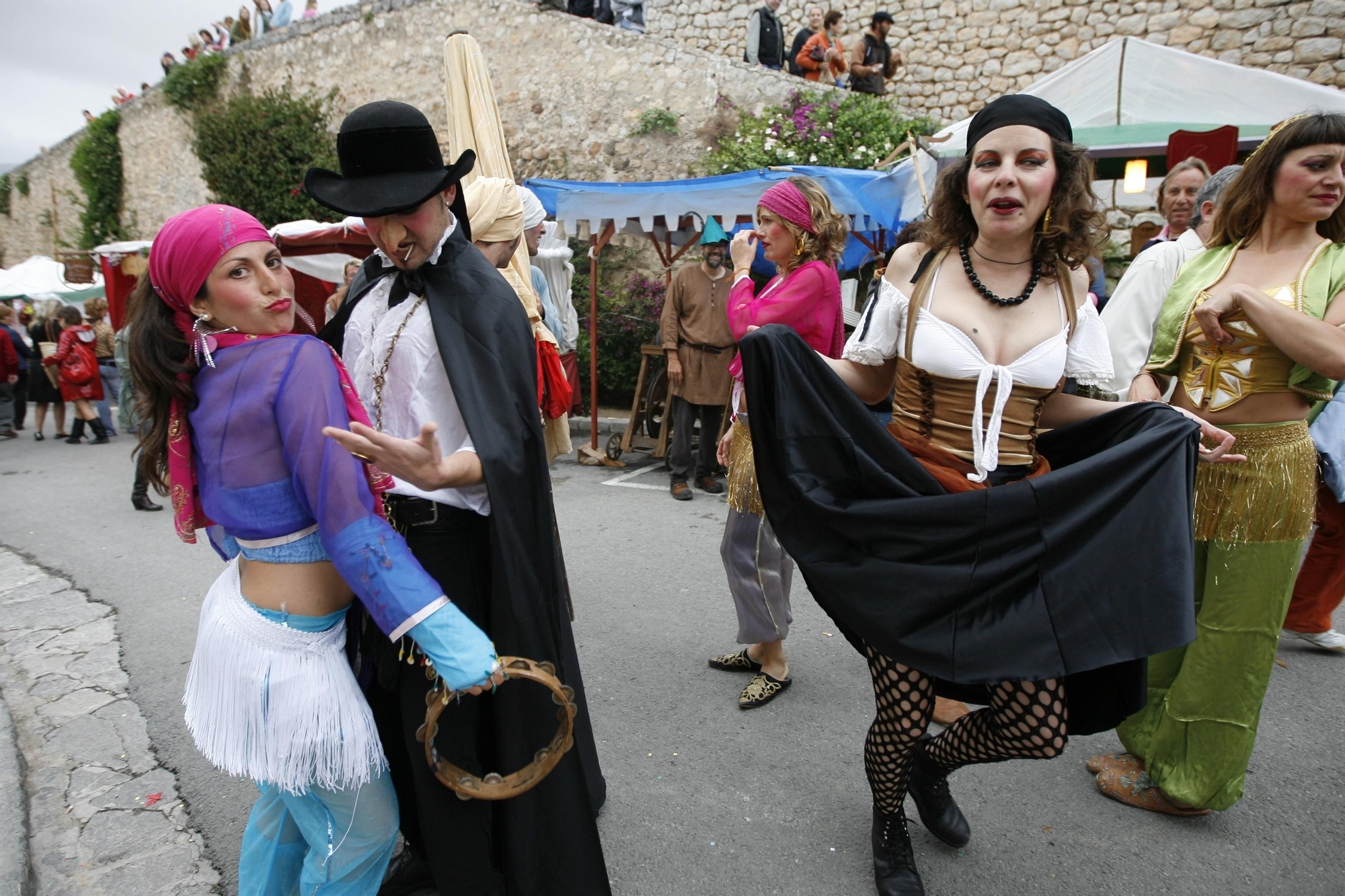 Edición de 2008 de la Feria Medieval de Ibiza.