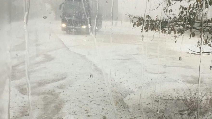 La granizada en Vallivana.