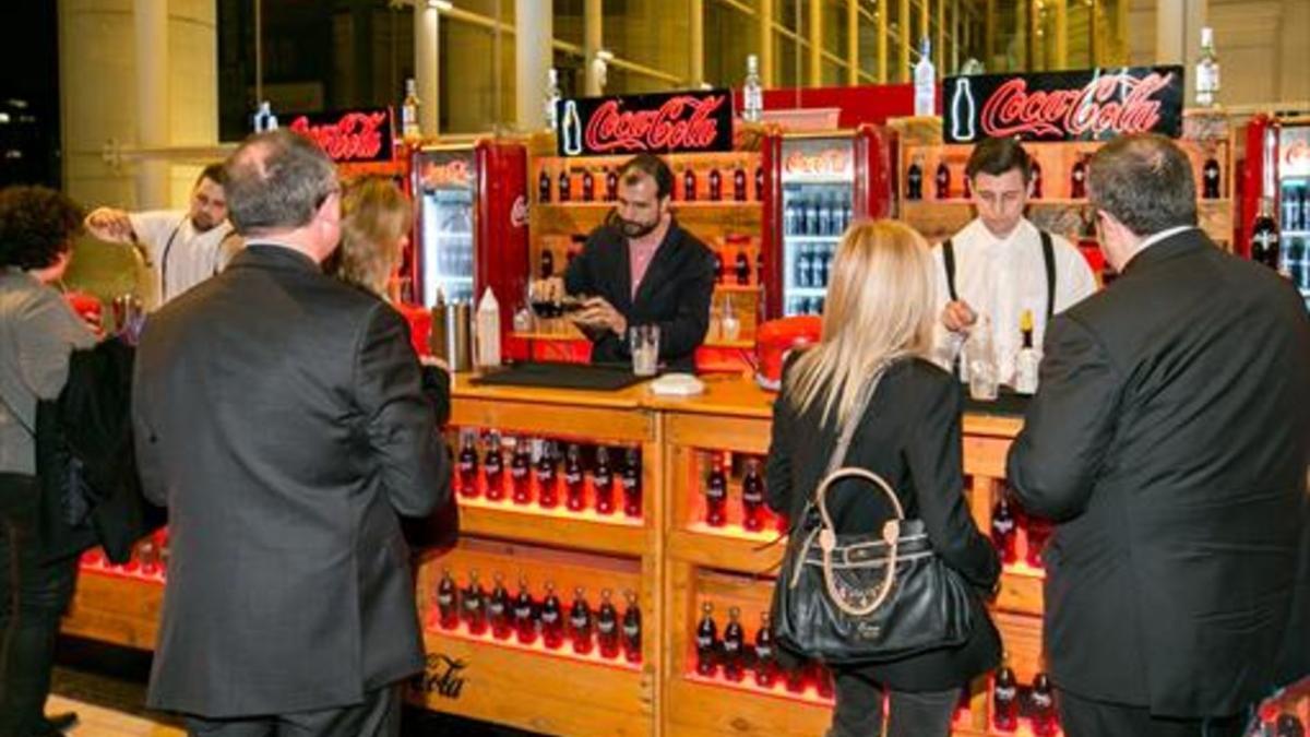 Coca-Cola, habitual en el Sopar de l'Any, ha creado un cóctel especial.