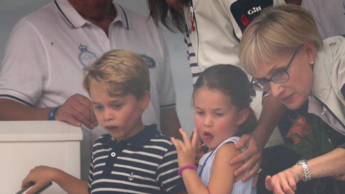 La princesa Charlotte: superdivertida y con look marinero