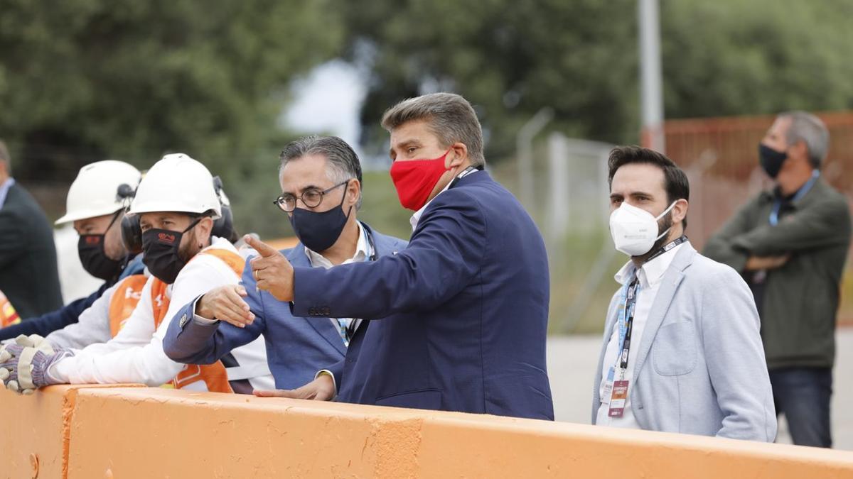 Tremosa, en una visita al Circuit