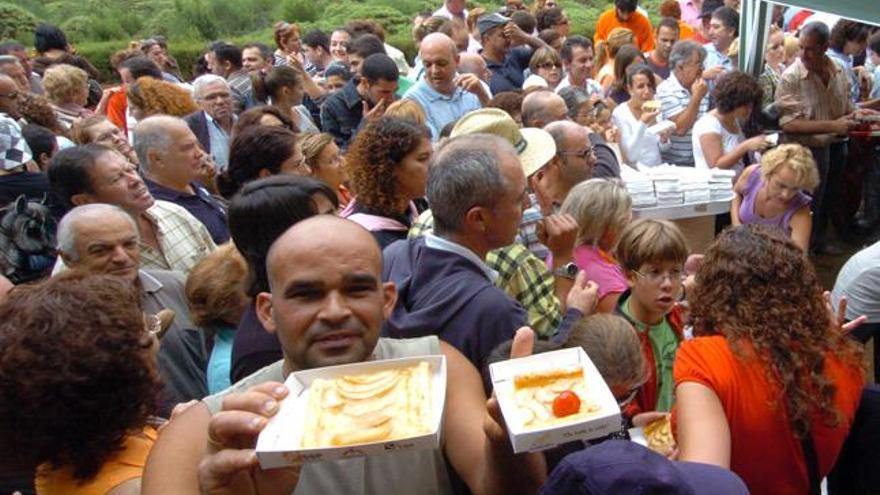 Valleseco celebra la fiesta de la manzana