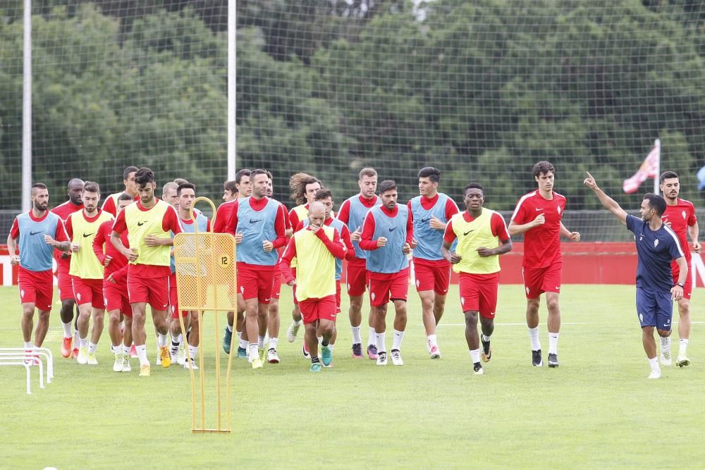 Entrenamiento del Sporting