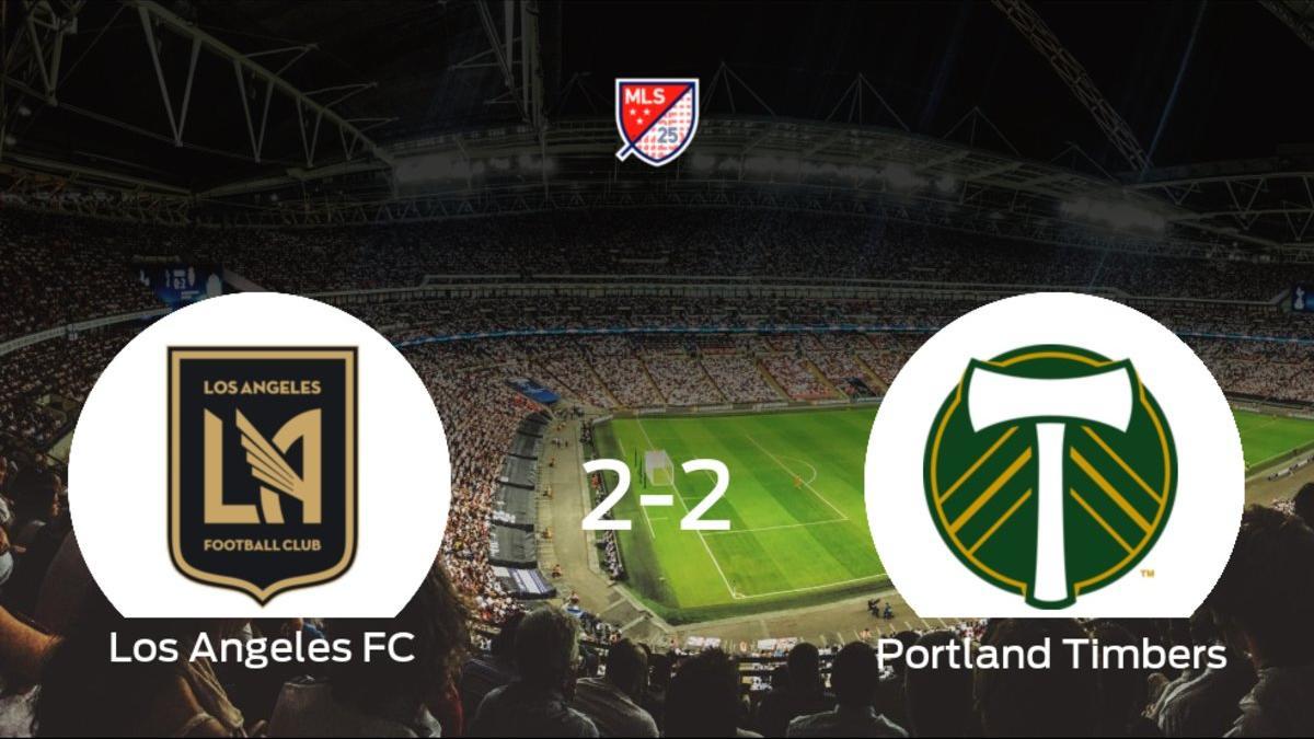 Reparto de puntos en el Banc of California Stadium: Los Angeles FC 2-2 Portland Timbers